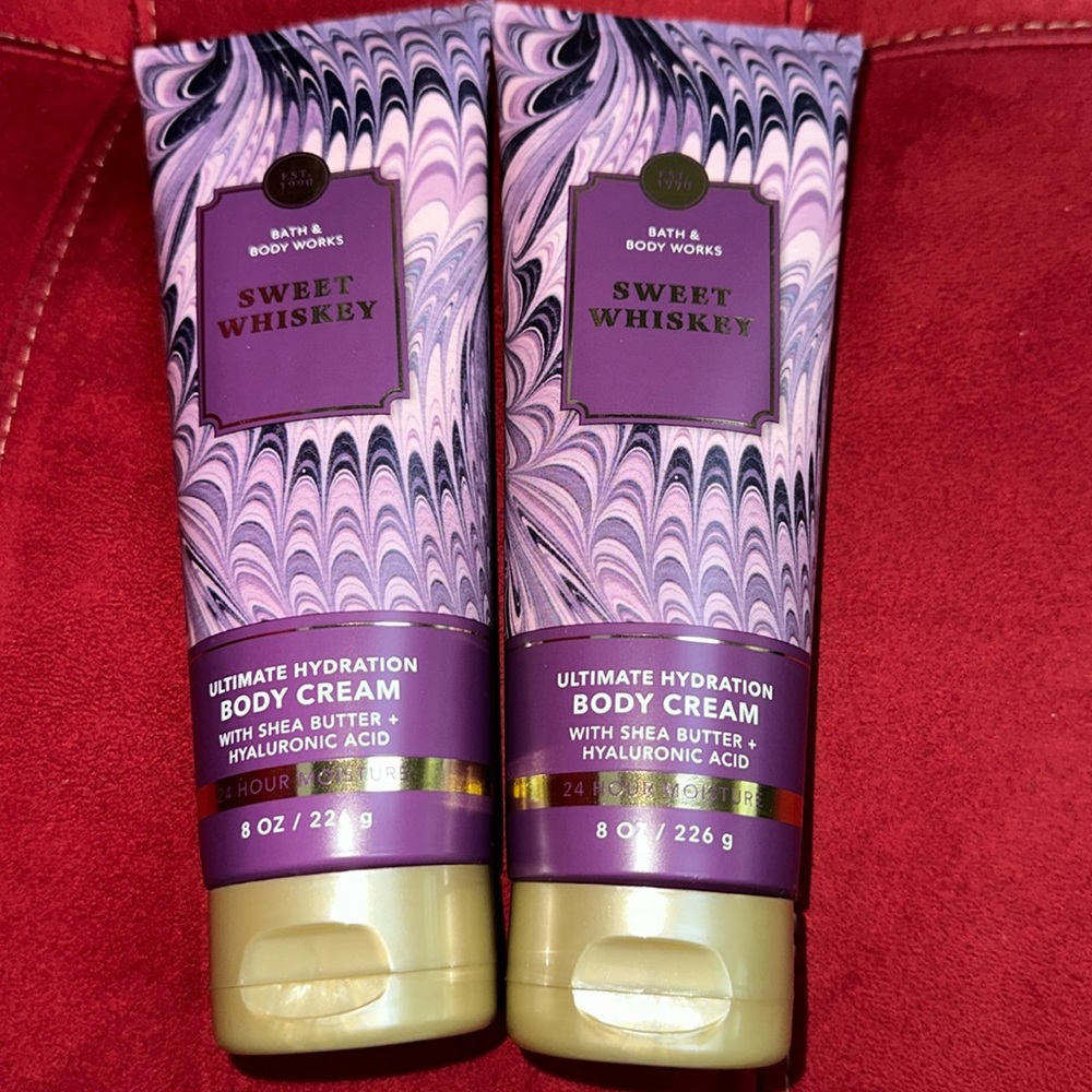 BBW 2pc Sweet Whiskey Body Creams